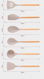 Household Silicone Kitchenware 12-piece Set