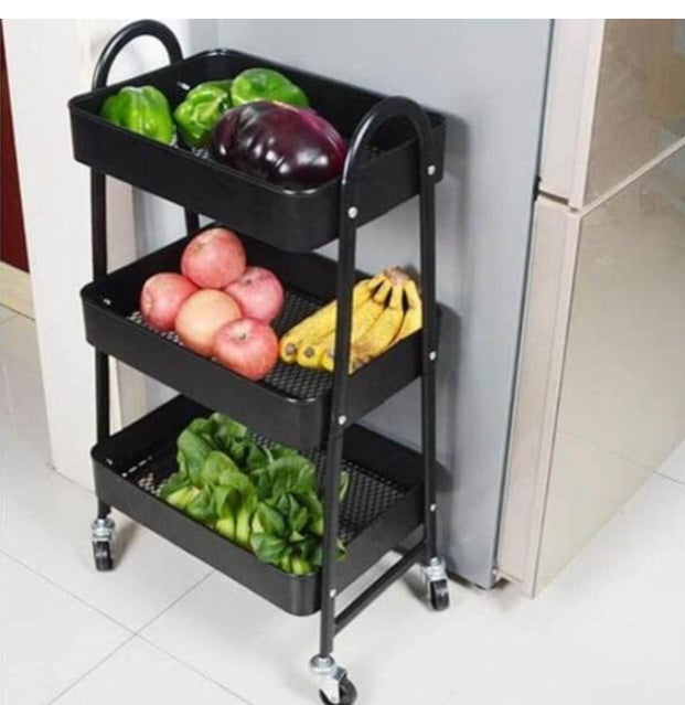 Metal organizer rack