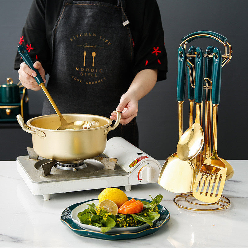 Gold cooking set(6 pecs)