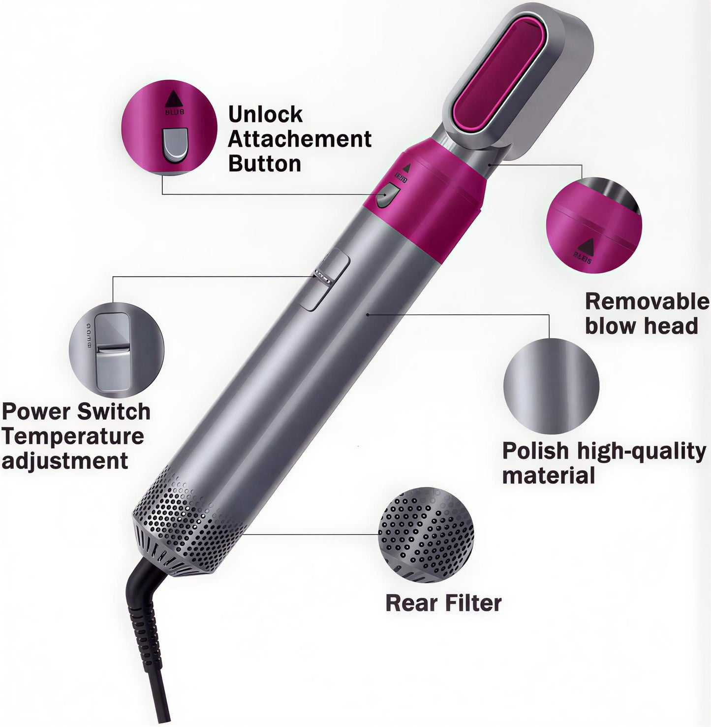 5 in 1 hair Styler