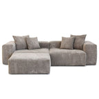 Corduroy L-Shape Sofa