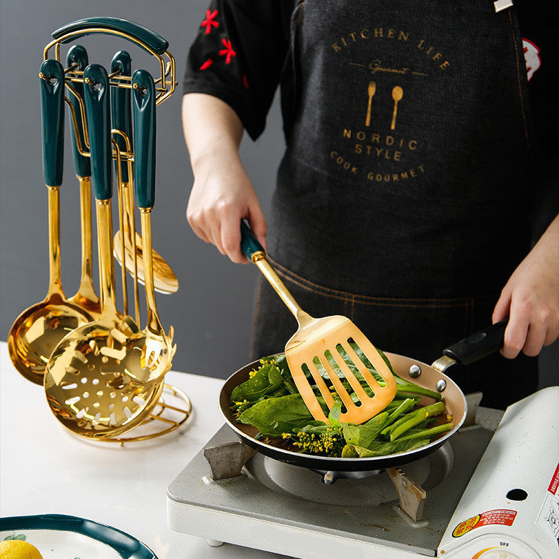 Gold cooking set(6 pecs)