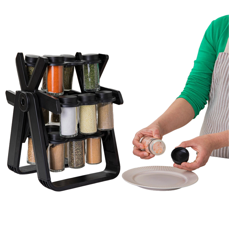 Rotating spice rack