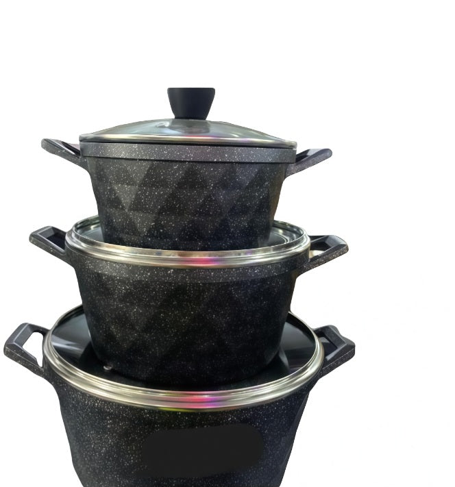 3 piece Nonstick cookware set