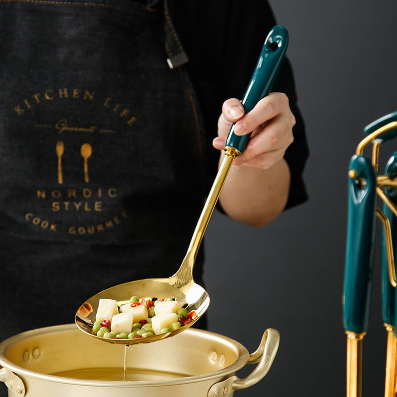 Gold cooking set(6 pecs)