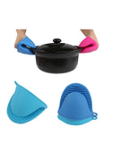 2 piece Thick silicone oven gloves
